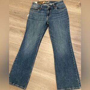 Wrangler Retro Mae Bootcut Jeans Womens 7x30 (29x29.5) Blue Denim Cotton